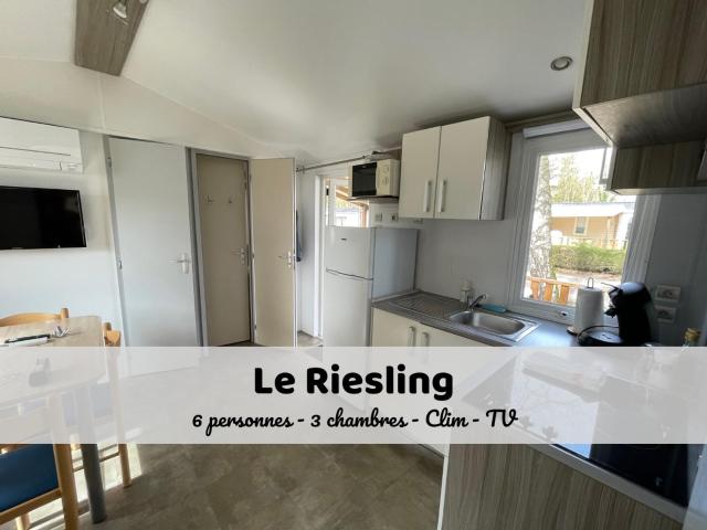 Le Riesling - Mobilhome pour 6 - TV - Climatisé