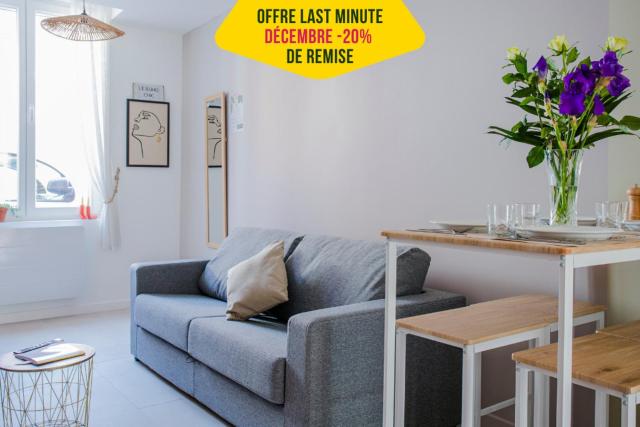 Idéal PRO & Couple - 2 Logements Thème Boho Chic RDC & Dandy 1er étage - Quartier Calme - Jardin - WIFI HD - Smart TV - Parking Gratuit - Proche Centre & Transports - Entrée Autonome