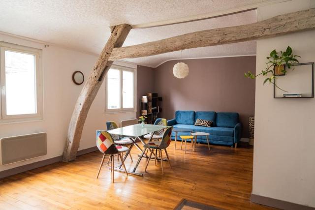 Gîte en centre historique 65m2