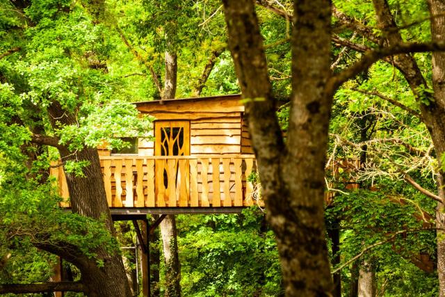 Cabane perchée Chez Yahmz