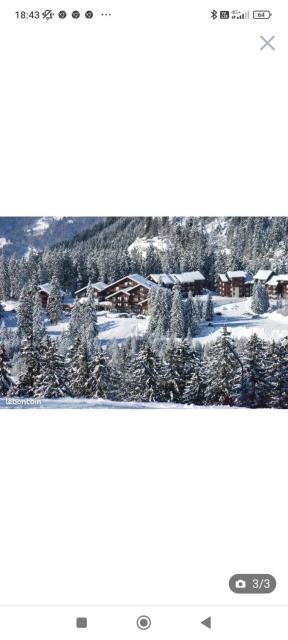 Studio au pied des pistes avec vue sur la montagne