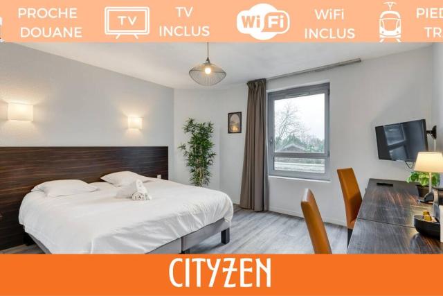 ZenBNB / CityZen / Pied du TRAM / Frontière Suisse