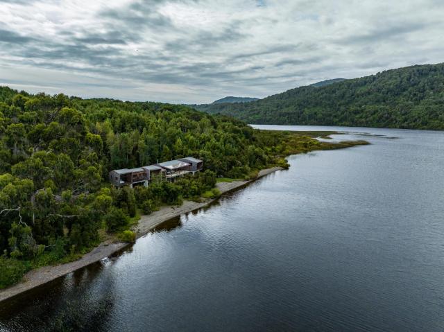 Casas Martín Pescador, Lago Huillinco, Chiloe