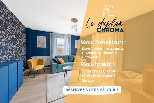 Duplex 5 chambres à la frontière luxembourgeoise