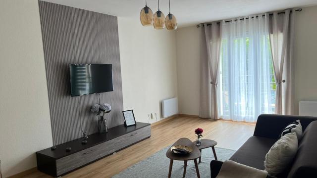 Superbe Appartement tout équipé, Coins cosy à Metz gare, 50M2, Parking privé, Balcon, 2p