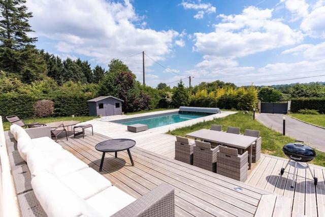 Maison avec Piscine chauffée proche Deauville