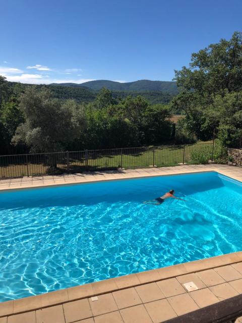 Luberon Provence Swimming pool Terrace View for 2