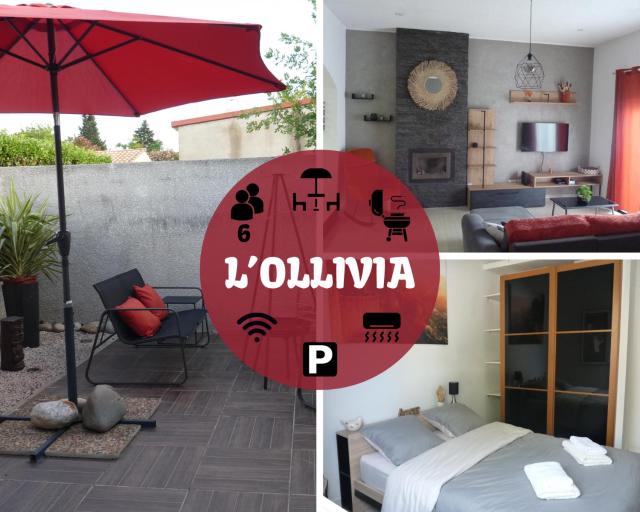 Maison L'Ollivia - Terrasse - Parking gratuit