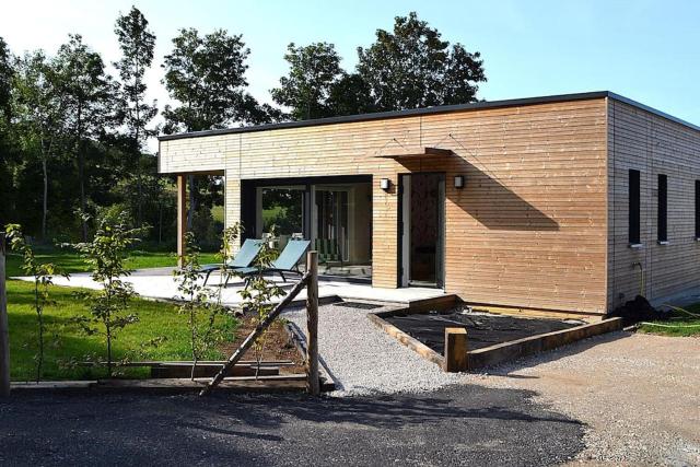 Au refuge de la colline Ecolodge 4 étoiles avec vue magnifique sur la vallée, proche de Mers les bains