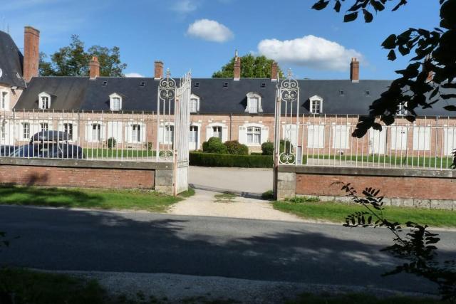 Chateau close Loire Valley in Sologne between Chambord and Sancerre