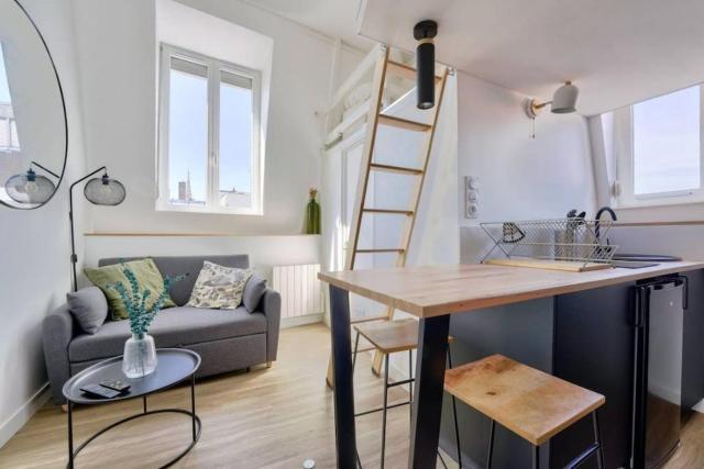 Studio avec mezzanine pour 2 personnes