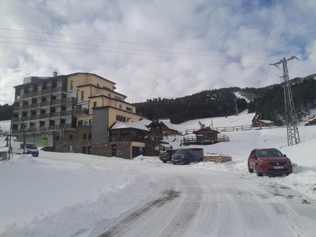 Studio cabine 4 couchages vue sur les pistes