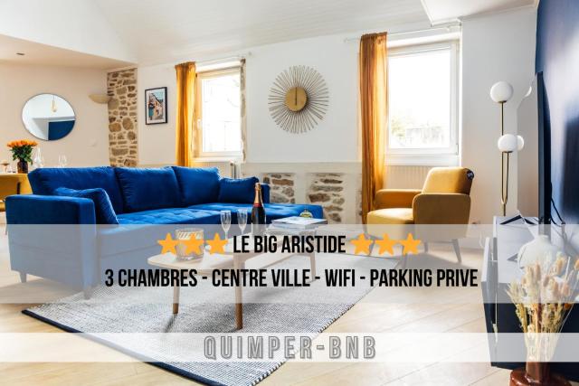 LE BIG ARISTIDE - Superbe Duplex en Centre-ville avec Parking