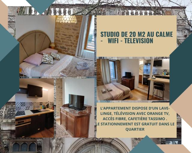 Studio 20m2 - stationnement gratuit - WiFi