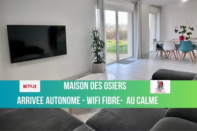 MAISON DES OSIERS-JUSQU'A 6 PERSONNES-WIFi