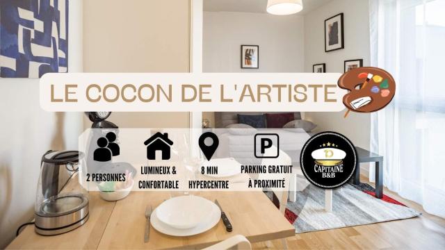 Le Cocon de l'Artiste - moderne, artistique et cosy !