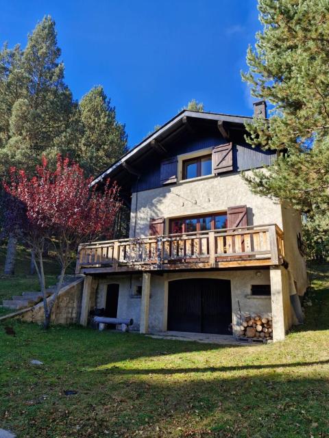 Joli chalet dans la forêt