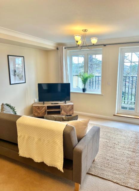 2 Bed Serviced Apartment with Balcony, Free Parking, Wifi & Netflix in Basingstoke