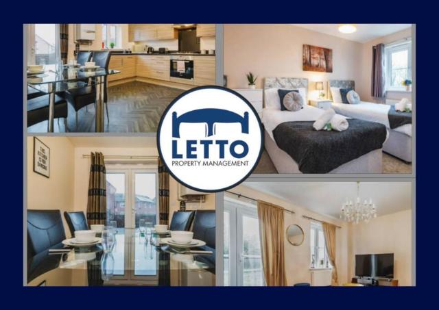 Letto Serviced Accommodation -Sleeps 7 - PE7 - FREE Parking