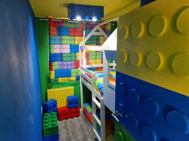 The Lego themed house