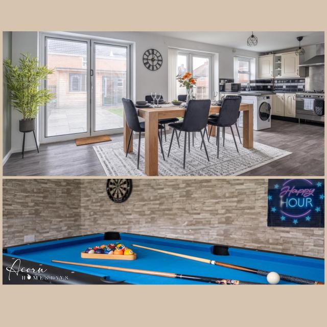 Stunning 3bd Huge outdoor Games Room Private Parking Fast WiFi