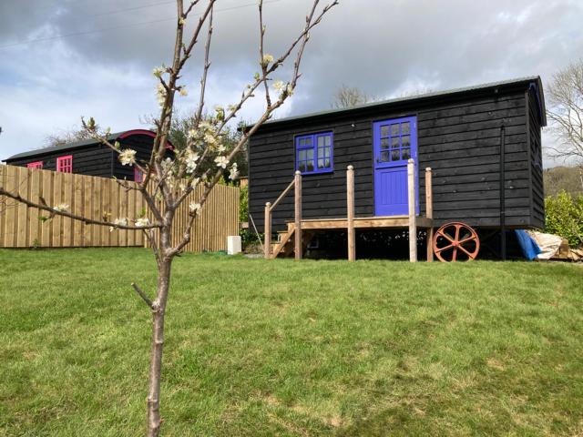 Fox lodge shepherd hut