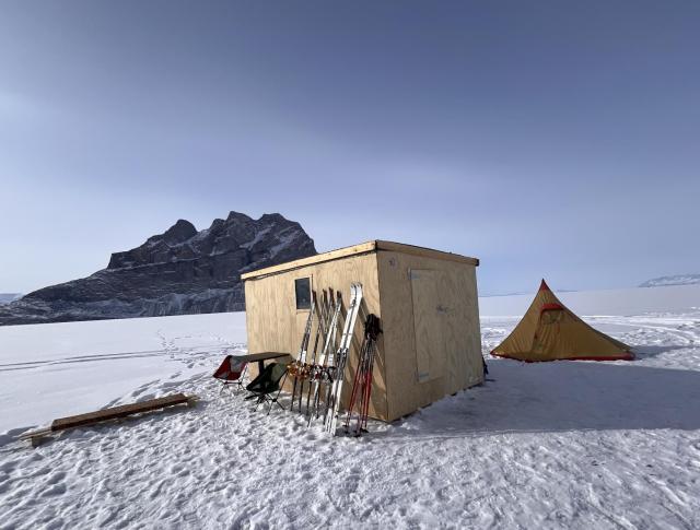 Ice Hut on the Sea Ice