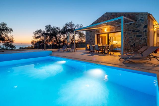 Corfu Travel Sories Villa, Private Pool - Stunning Sea Views - Accessible - 4 Bedrooms