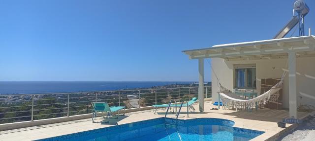 O Kairos , piscine, vue panoramique sur la mer, tranquillité