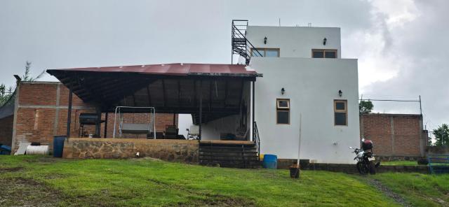 Cabaña, Terraza, Casa, Campo