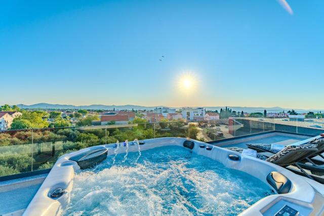 Biograd Sunset Penthouse with spectactular view and jacuzzi