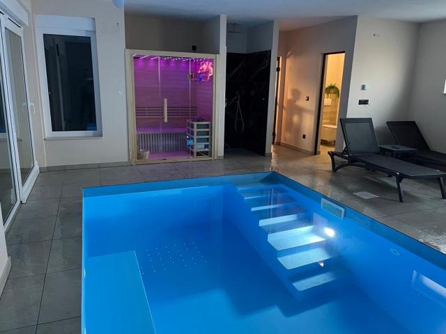 Villa Granea with indoor heated pool and sauna