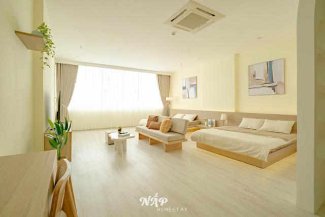 Nấp Homestay 3 - Cozy Apartment with 2 King Beds 60m2 have pool, gym free