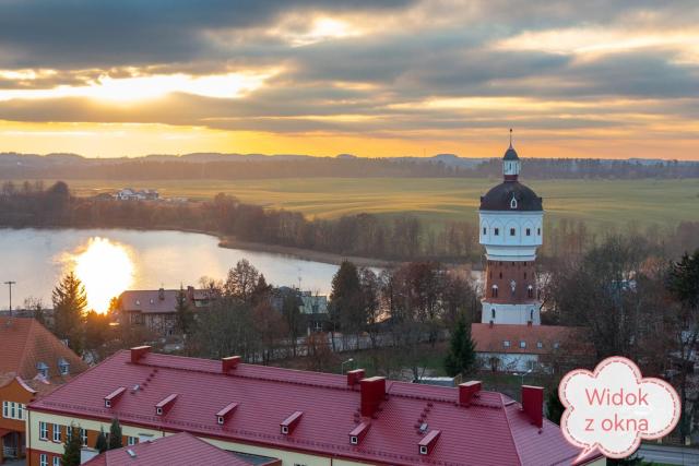 Apartment with a view of the city of Ełk