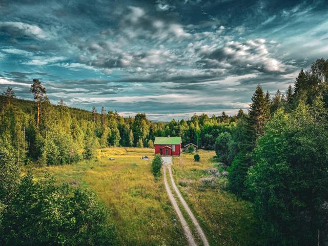 Haus in Schweden Wald alleinlage Ferienhaus am See angeln wandern