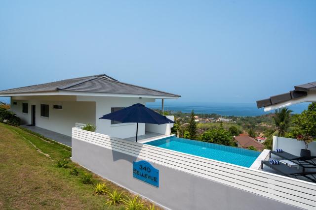 Luxury home with a pool - stunning sea views