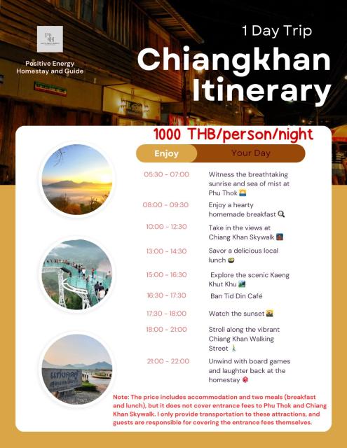 Positive Energy Homestay and Guide in Chiangkhan