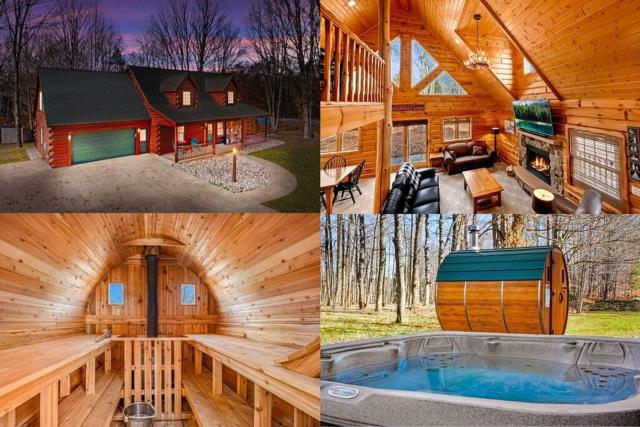 Thompsonville Lodge 3 bedroom - Hot tub - Sauna - 24hr Crystal Shuttle