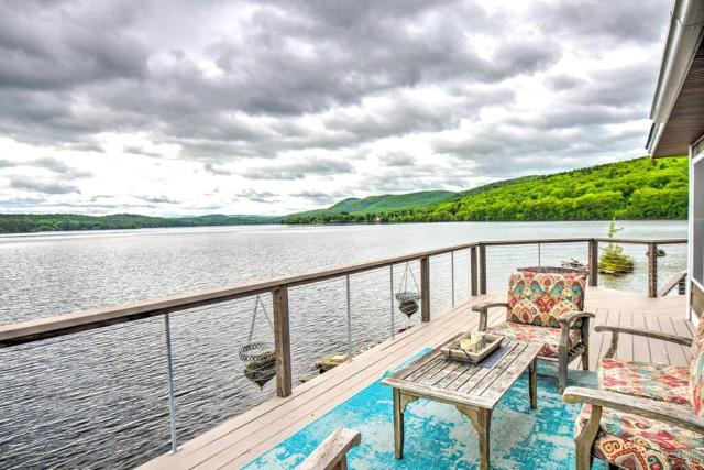 Lake Front Enfield Home with Deck & Boat Dock!