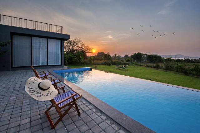 StayVista's Villa Meer - Lakeview Villa with Spacious Pool & Terrace for Stargazing