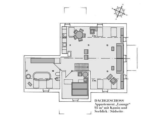 Villa am Trumpf - Design-Appartements im Naturgarten am See