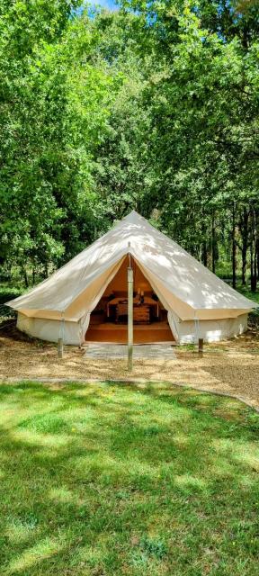 Luxury Bell Tent at Camping La Fortinerie