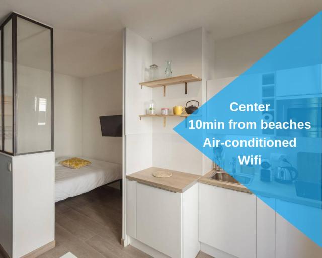 Nicelidays - Le Berlioz - city central - 7min from beaches