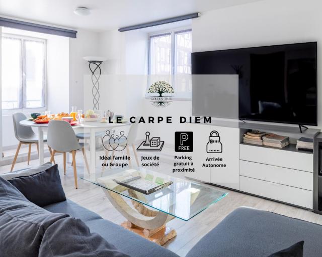 Gite Le Carpe Diem - Classé 3 étoiles - Centre ville - Wifi - Netflix