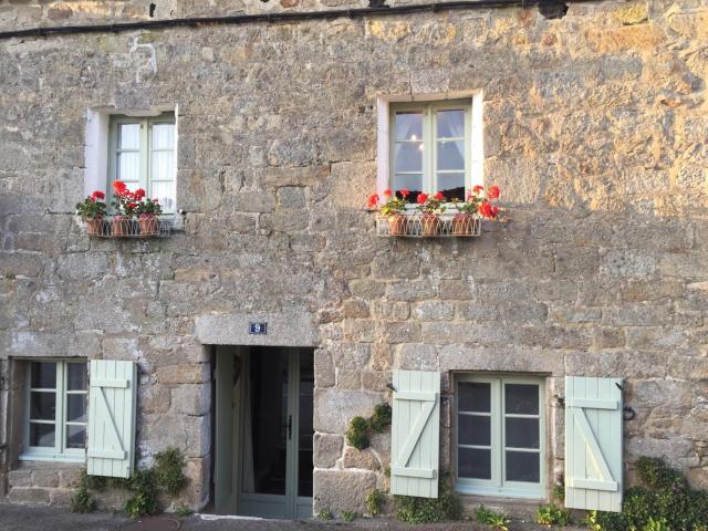 Traditional Brittany medieval stone Cottage