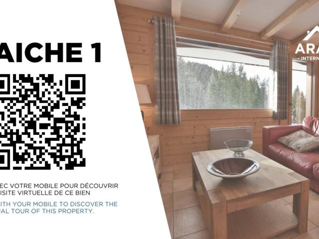 Appart moderne près des pistes, vue montagne, 2 min du village, parking et wifi inclus - FR-1-391-34