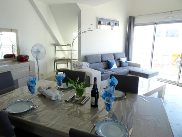 Appartement convivial a Berck avec vue sur mer 72m² + Balcon