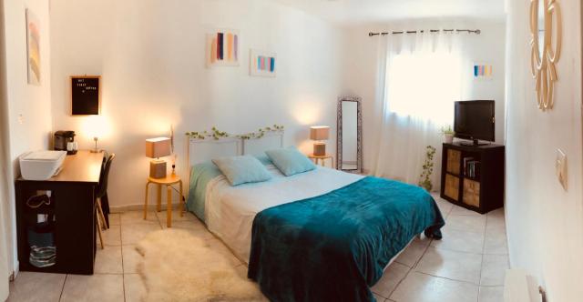 Chambre dans villa Montpellier à 15mn des plages