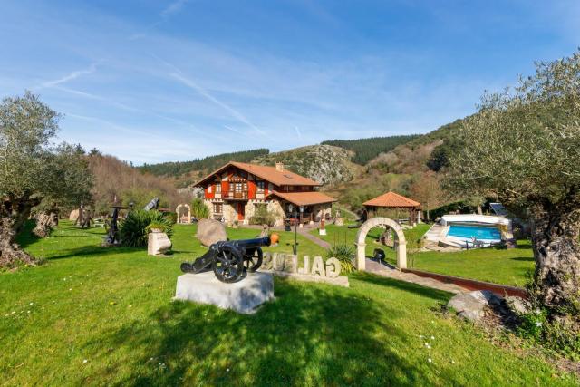 Spacious villa in Bizkaia with private pool and fireplace