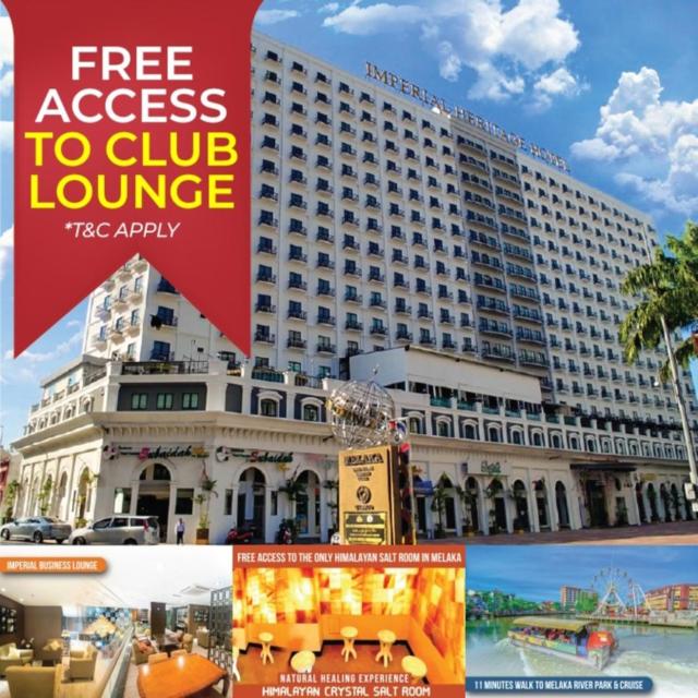 Imperial Heritage Hotel Melaka I City Centre I Free Club Lounge Access I Free Wifi I Free Parking